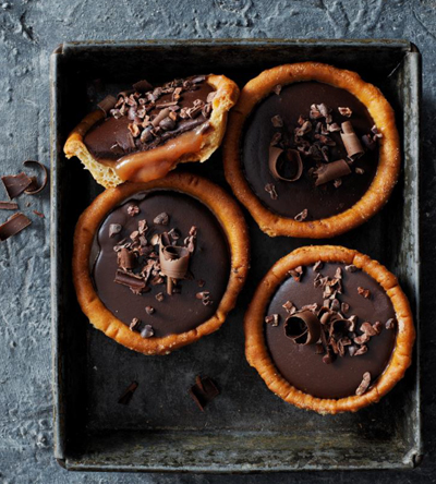 Chocolate Caramel Tarts
